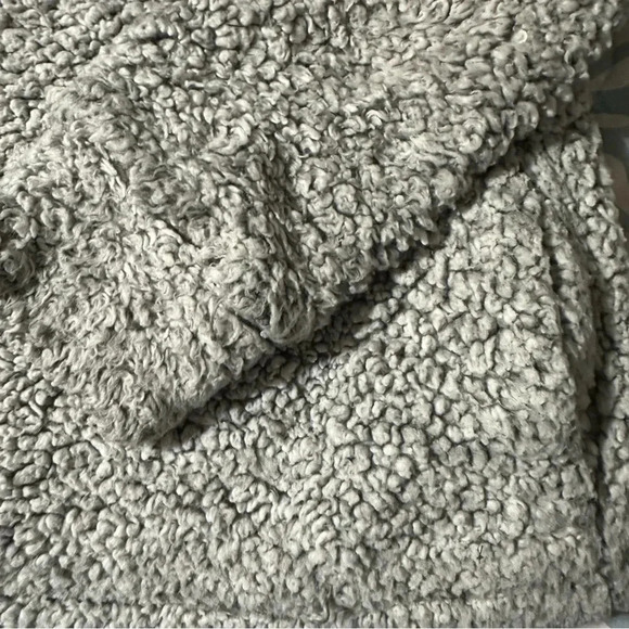 Original Weatherproof Vintage women's size large grey pullover sherpa - Picture 5 of 5